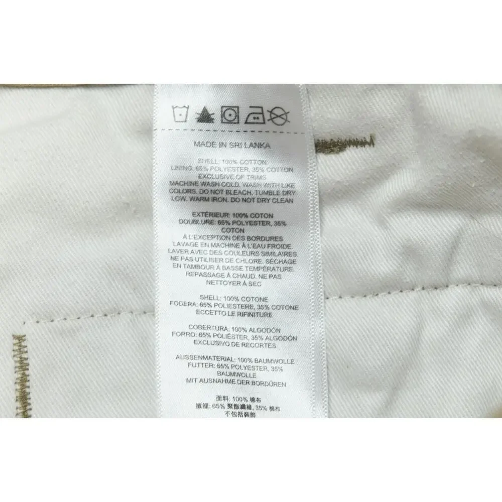 FILSON Dry Shelter Cloth Chino Shorts Mens 36 Camel Beige Cotton Regular Fit